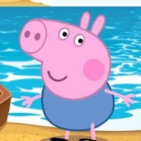 Piggy Looking For The Sea Road